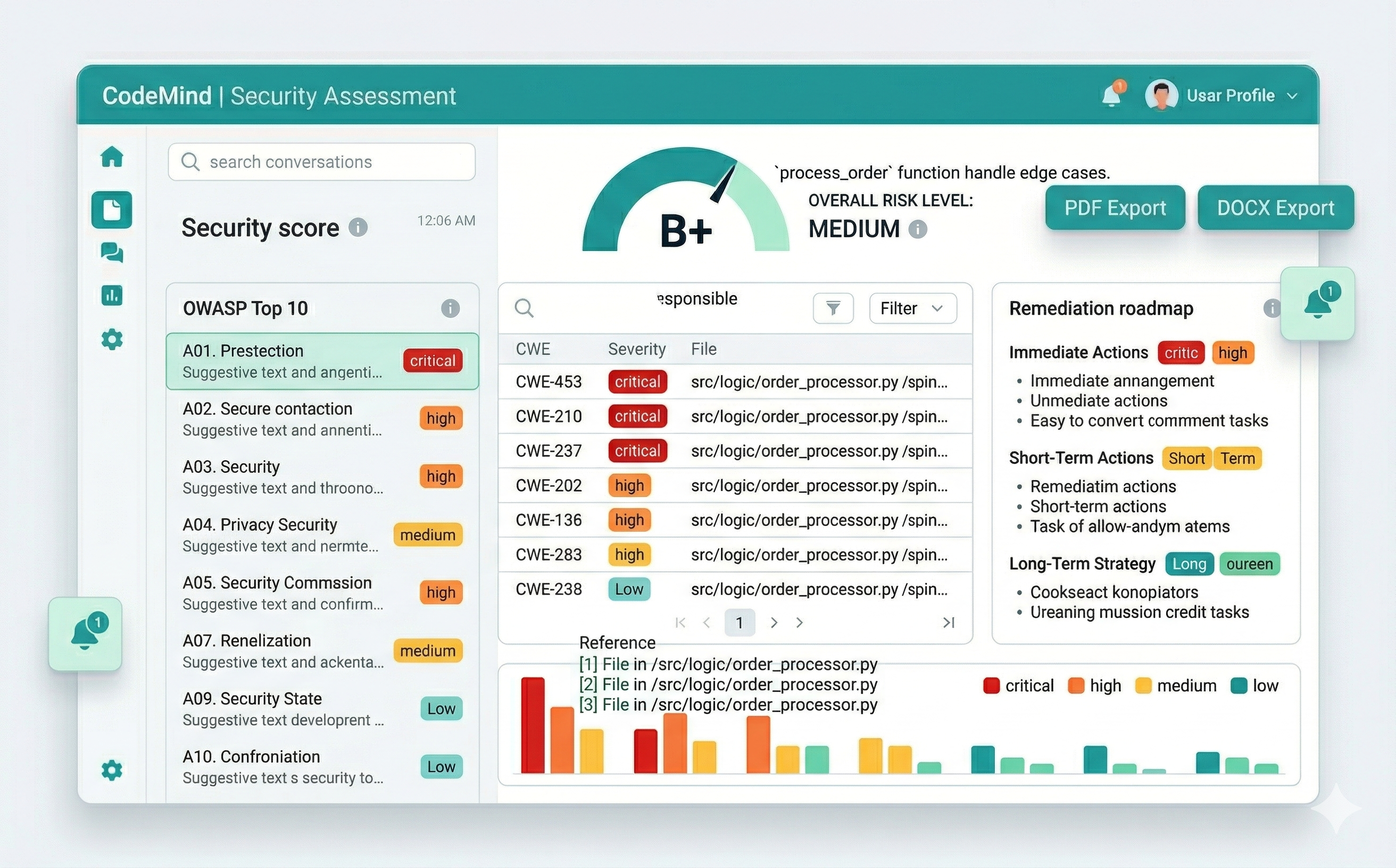 セキュリティ診断画面